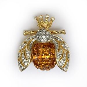 QueenBee Pin. Are you mistress of your domain, the Queen Bee? This is for you!